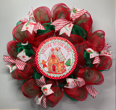 Gingerbread House Wreath