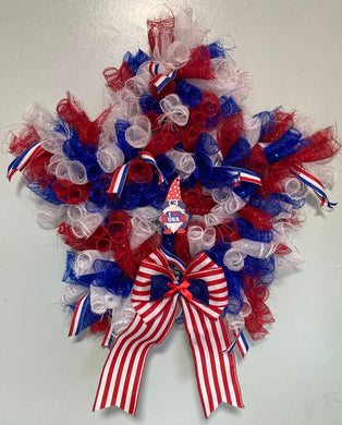 Patriotic Star Wreath