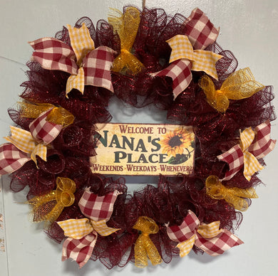 Nana's Place Wreath