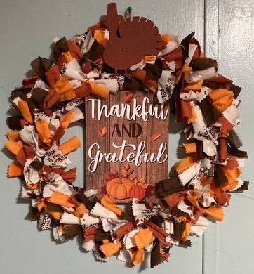 Thankful and Grateful Wreath