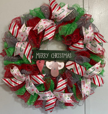 Moose Christmas Wreath