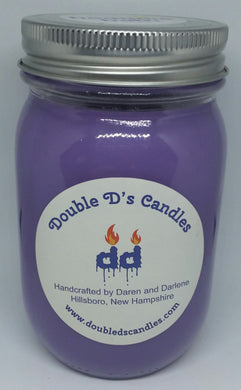 16 ounce mason jar Lavender/ bedtime bath scented candle