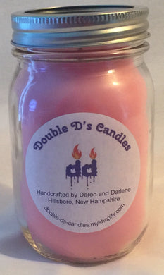 16 ounce mason jar Cotton Candy scented candle